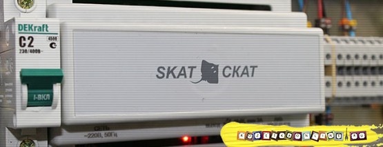 Установка и схема подключения источника бесперебойного питания SKAT-24-2.0 DIN в электрощит